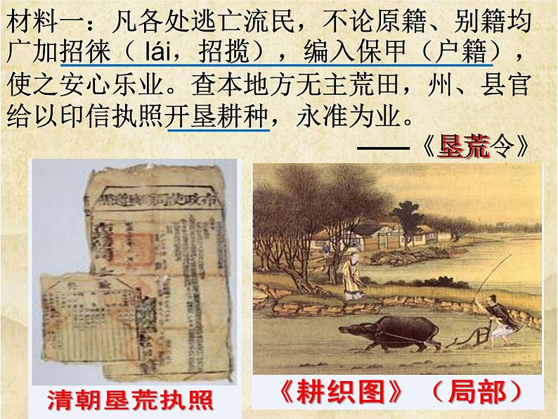 19《清朝前期社会经济的发展》课件第4页