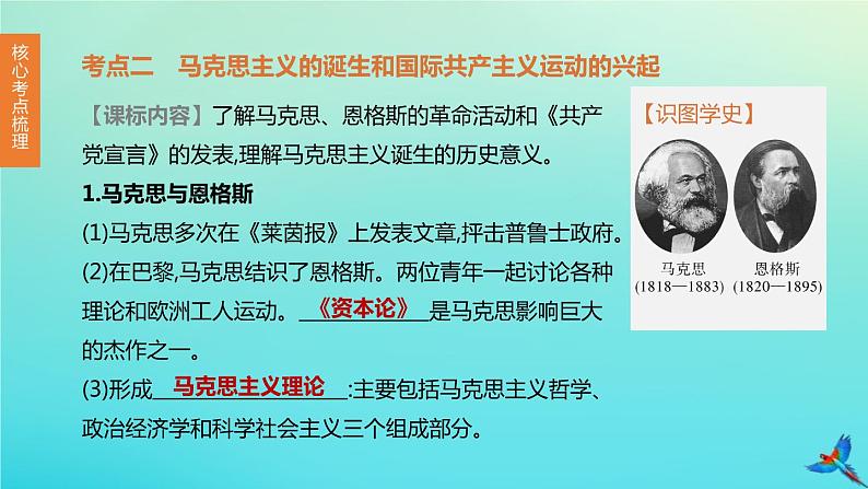 全国版2020中考历史复习方案第五部分世界近代史第21课时两次工业革命国际共产主义运动的兴起和近代科学文化课件07