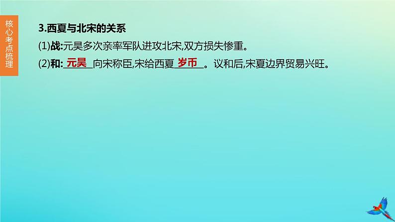 北京专版 中考历史复习方案第01篇第一部分中国古代史第06课时辽宋夏金元时期民族关系发展和社会变化课件06