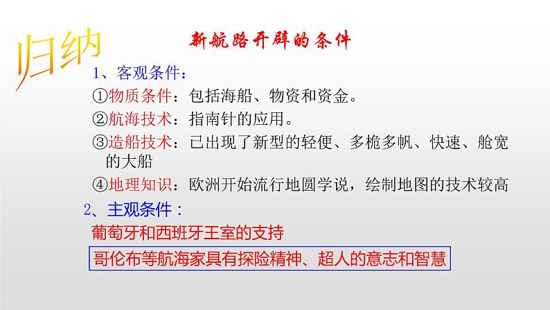 人教部编版九年级历史上册第16课　早期殖民掠夺 课件02