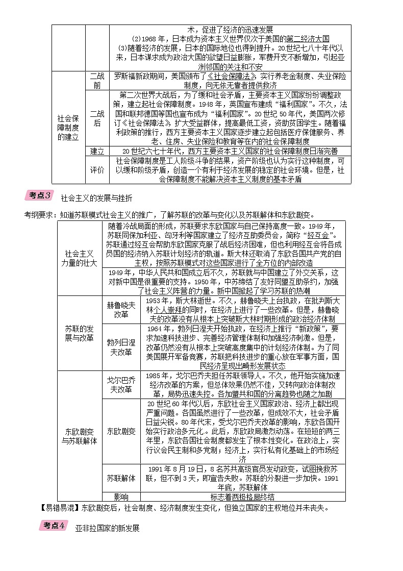 中考历史总复习 模块4世界现代史第22讲《冷战和美苏对峙的世界》精讲试题（含答案）03