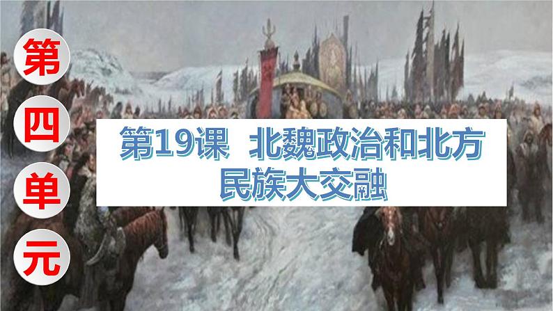 第19课 北魏政治和北方民族大交融 PPT课件（含素材）01