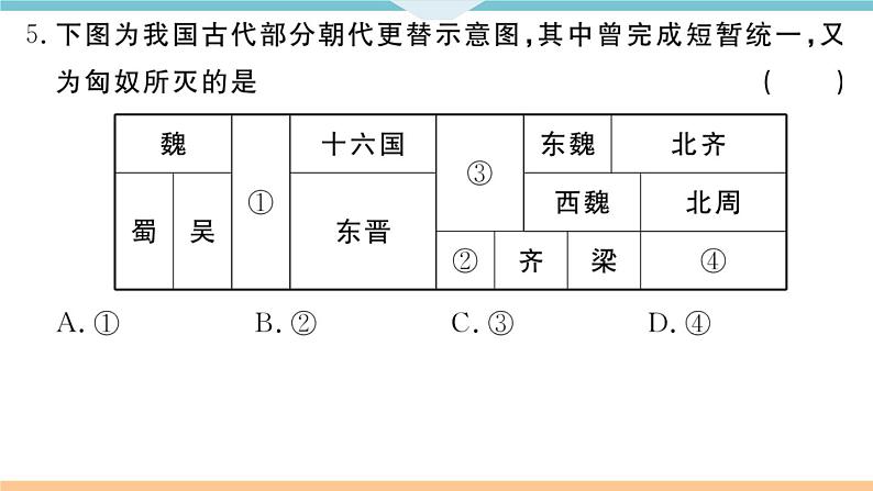 第四单元检测卷 练习课件05