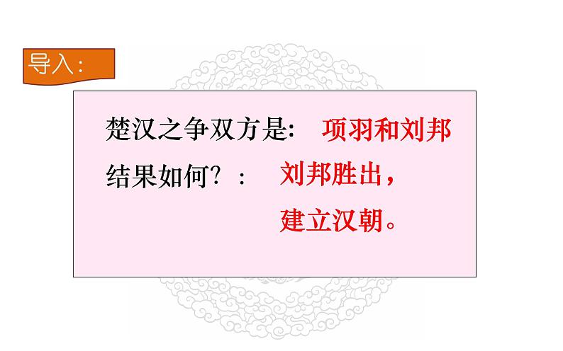 人教部编版七年级历史上册第11课 西汉建立和“文景之治”课件（共22张PPT)02