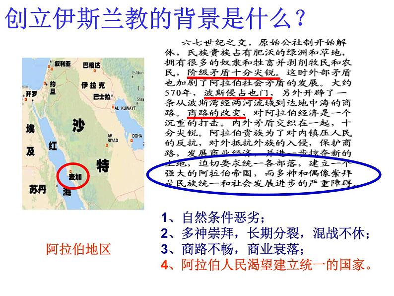 人教版九年级上册历史课件第12课  阿拉伯帝国05