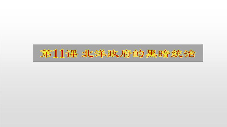 人教部编版2021八年级历史上册第11课 北洋政府的黑暗统治36张PPT第6页