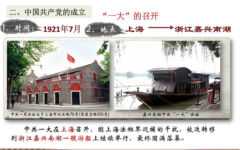 人教部编版历史八年级上册第14课 中国共产党诞生（共22张PPT)课件08