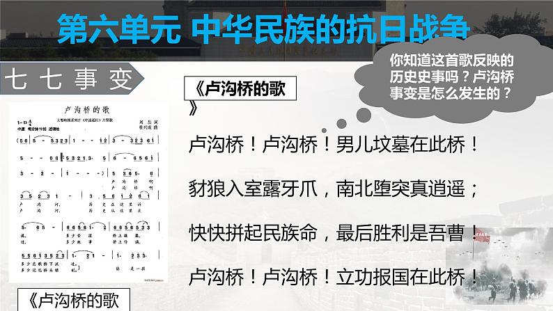 人教部编版历史八年级上册第19课七七事变与全民族抗战（共29张PPT)课件03