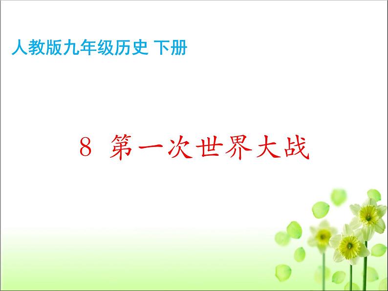 人教版九年级历史下册第三单元8第一次世界大战课件（共55张PPT）第4页