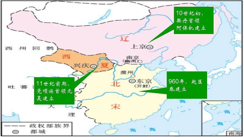 历史七年级下册人教版第七课辽，西夏与北宋的并立 课件PPT第4页