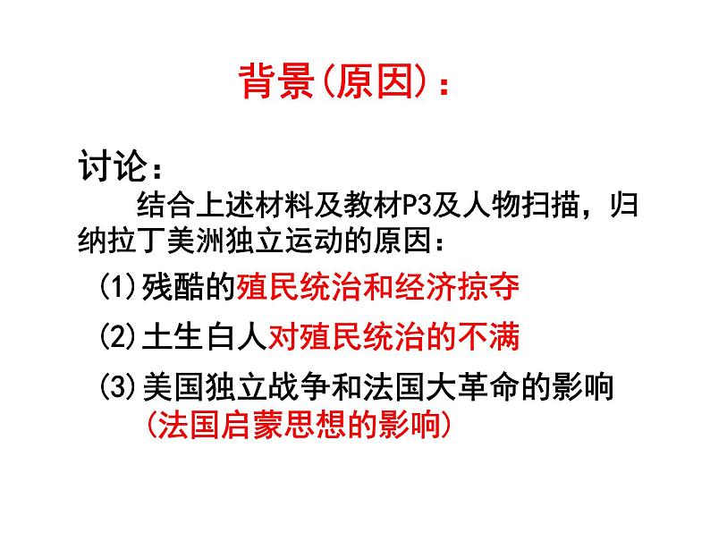 人教部编版九年级历史下册第1课殖民地人民的反抗斗争课件（20张）第6页