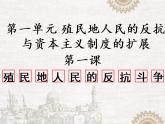 人教版部编九年级历史下册第1课 殖民地人民的反抗斗争【课件】（36张PPT）