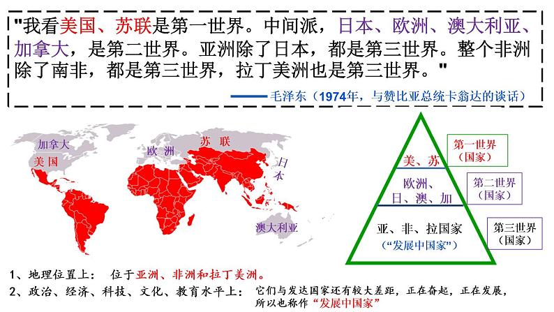 部编版九年级历史下册第19课 亚非拉国家的新发展课件（共15张PPT)02