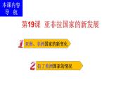 部编版九年级历史下册第19课 亚非拉国家的新发展课件（共15张PPT)