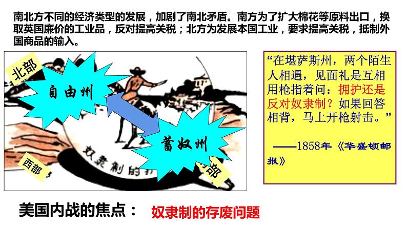 2020-2021学年部编版历史九年级下册第3课 美国内战 课件（29张PPT）08