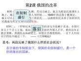 2020——2021学年部编版九年级历史下册第一单元第2课俄国的改革 (32张PPT)
