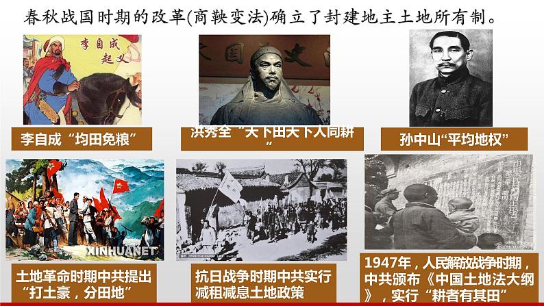 2020-2021学年部编版八年级历史下册第3课 土地改革课件 (33张PPT)02