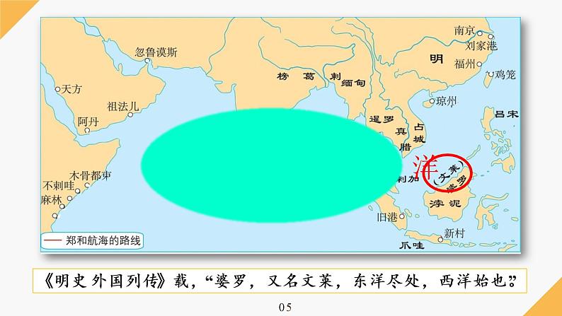 人教部编七年级历史下册第三单元第15课 明朝的对外关系21张PPT第6页