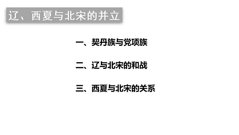 2020-2021学年部编版七年级历史下册第7课 辽，西夏与北宋的并立课件 (21张)第2页