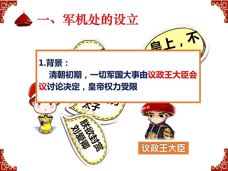 2020-2021学年部编版历史七年级下册第20课清朝君主专制的强化课件(22张)03