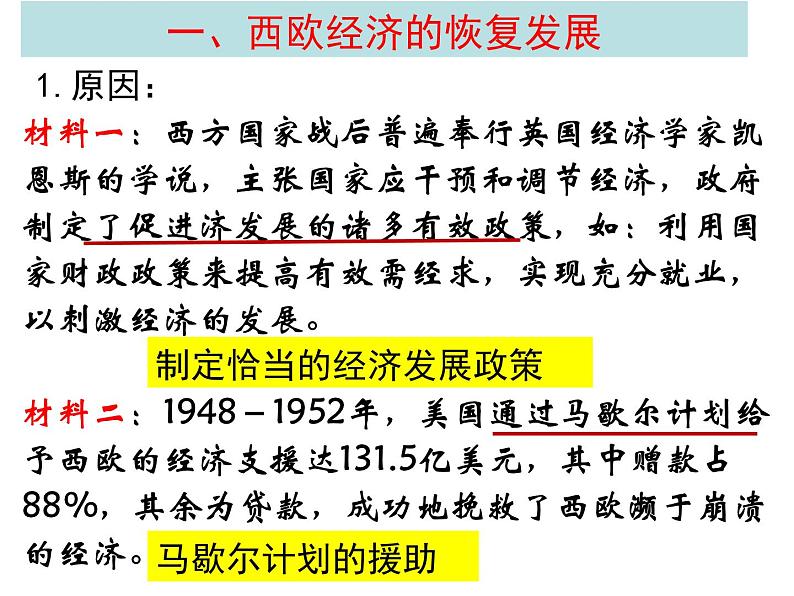 第17课 二战后资本主义的新变化 课件-2020-2021学年部编版历史九年级下册06