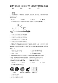 新疆乌鲁木齐市2020-2021学年七年级下学期期中历史试题（word版 含答案）