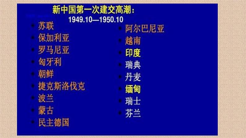 初中 / 历史 / 人教部编版 / 八年级下册 / 第五单元 国防建设与外交成就 / 第16课 独立自主的和平外交 课件07