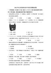 2021年山东省泰安市中考历史模拟试卷