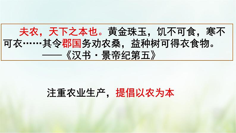 第11.12课 西汉建立和文景之治、汉武帝巩固大一统王朝-2021—2022学年七年级上册历史  同步课件（部编版）07