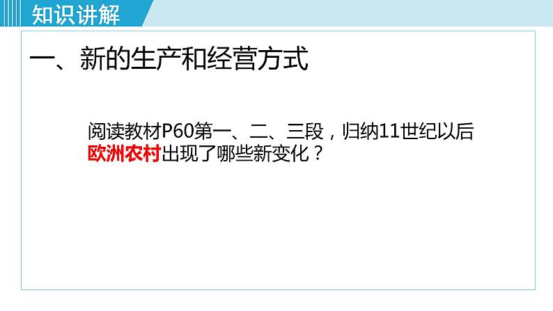 人教版九年级历史上册 第五单元 走向近代 第13课 西欧经济和社会的发展 课件PPT05