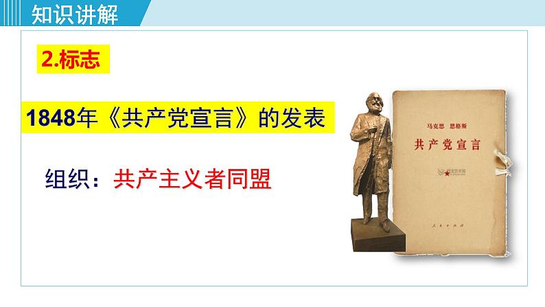 人教版九年级历史上册 第七单元 工业革命和国际共产主义运动 第21课 马克思主义的诞生和国际共产主义运动的兴起 课件PPT08