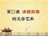部编版七年级历史下册 第21课  《清朝前期的文学艺术》课件（23张PPT）