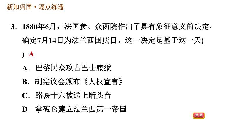 人教版九年级上册历史课件 第6单元 第19课　法国大革命和拿破仑帝国第6页