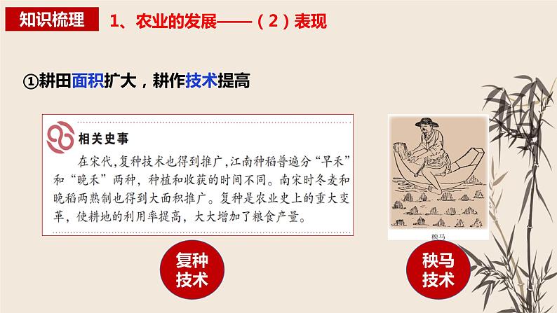 人教部编历史七年级下册第9课 宋代经济的发展 课件第6页