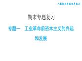 人教版九年级上册历史课件 期末专题复习 专题一　工业革命前资本主义的兴起和发展