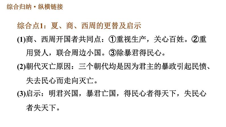 人教版七年级上册历史习题课件 第2单元 巩固强化复习03