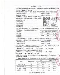 2021年甘肃省武威市初中毕业、高中招生考试历史试题（无答案）