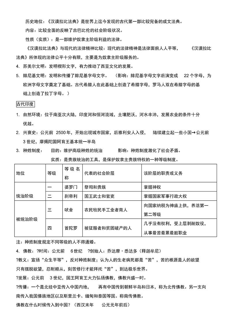 新人教版八年级上历史与社会复习提纲 学案02