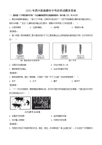 2021年四川省成都市中考历史试题及答案（word））