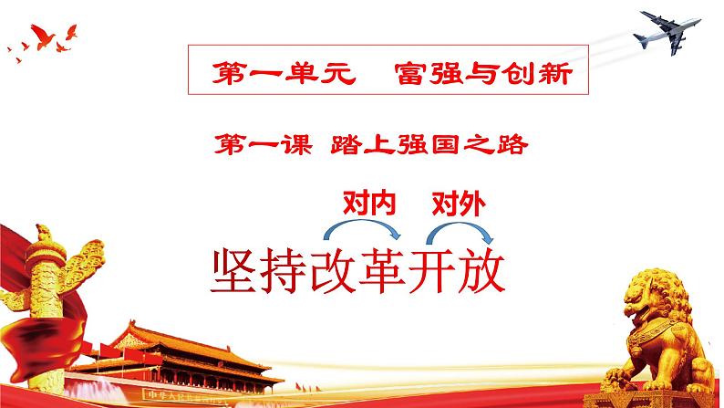 2021-2022人教版道德与法治九年级上册 1.1 坚持改革开放（46张）第2页