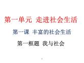 人教版道德与法治八年级上册 1.1 我与社会  课件（16张PPT）