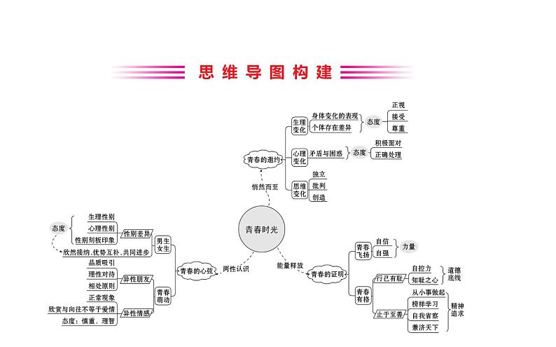 2021-2022学年部编版道德与法制中考复习之七年级下册 第一单元青春时光课件PPT第2页