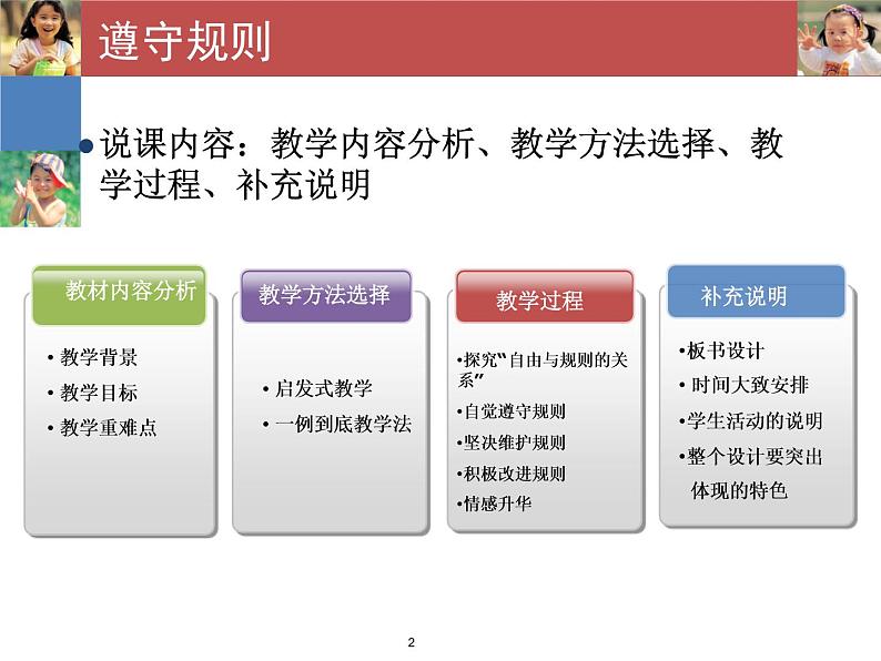 3.2 遵守规则 说课课件第2页