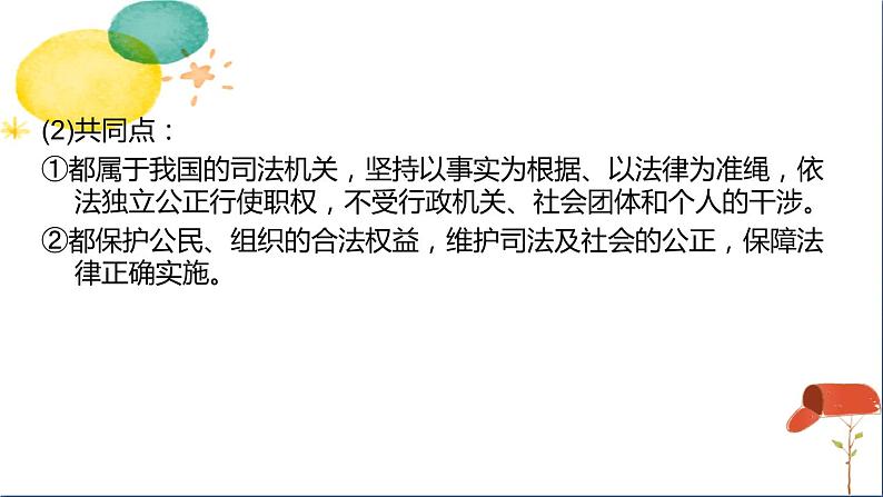 人教版八年级下册道德与法治第三单元《国家司法机关》课件第4页