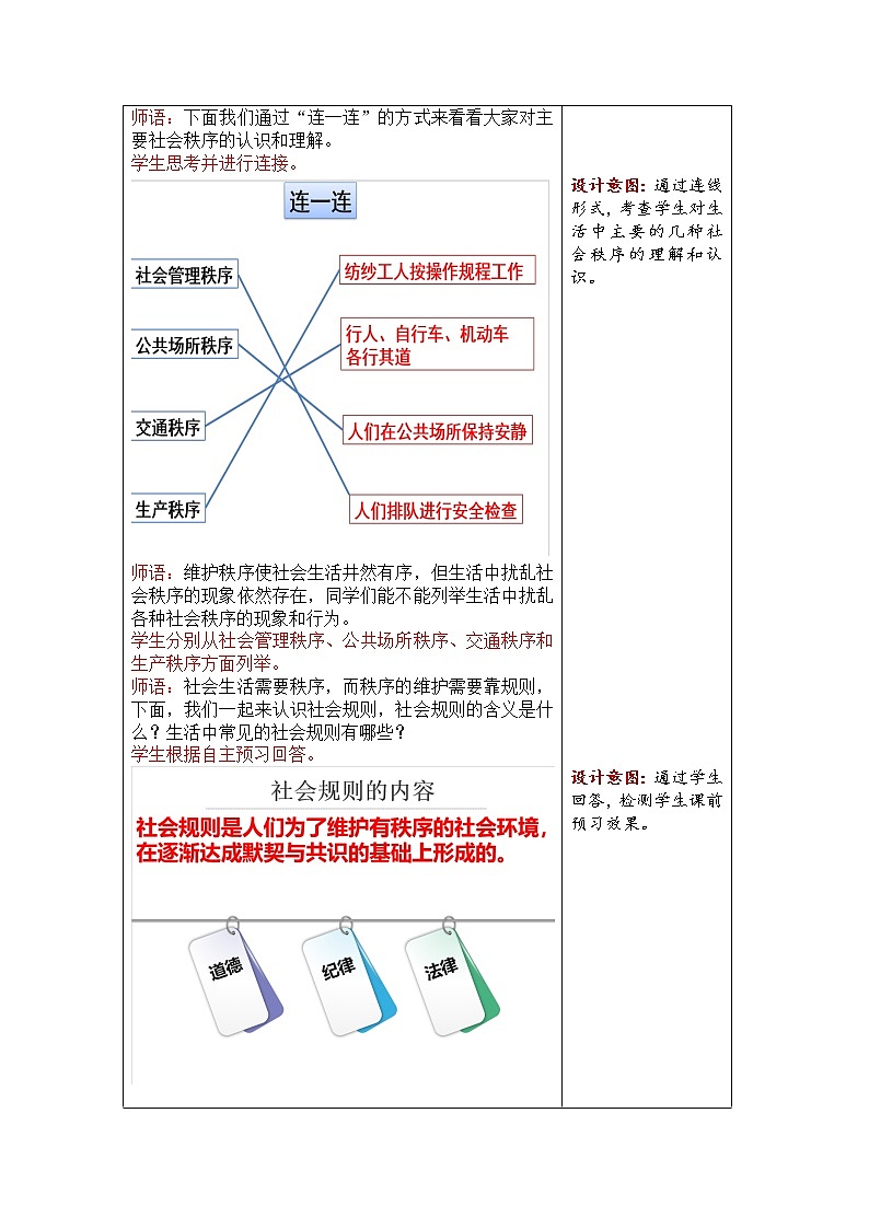 2021-2022学年部编版道德与法治八年级上册 3.1 维护秩序 教案03
