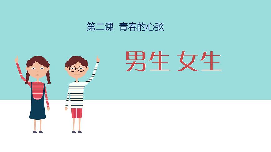 2021-2022人教部编版七年级下册道德与法治第一单元2.2《男生女生》课件第2页
