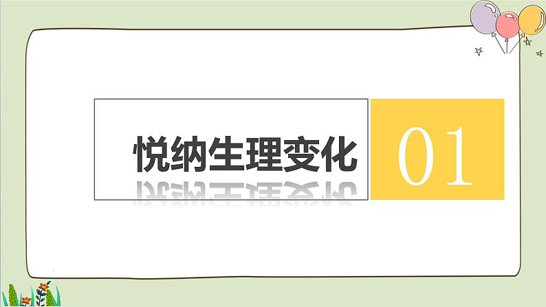 2021-2022人教部编版七年级下册道德与法治第一单元1.1《悄悄变化的我》课件第5页