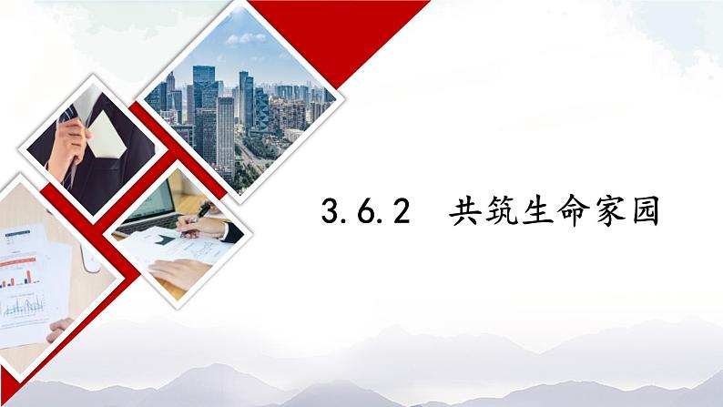 人教部编版道德与法治九年级上册3.6.2《共筑生命家园》课件+素材01