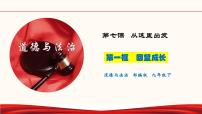 初中政治思品人教部编版九年级下册（道德与法治）回望成长课文内容ppt课件