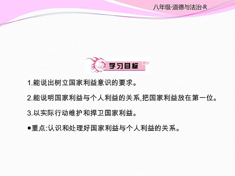 部编版《道德与法治》八年级上册：8.2坚持国家利益至上 (共23张PPT)课件PPT第2页